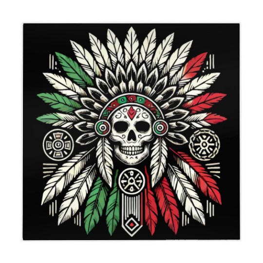 Aztec Warrior Indigenous Mexican Aztec Jaguar Mahjong Mats