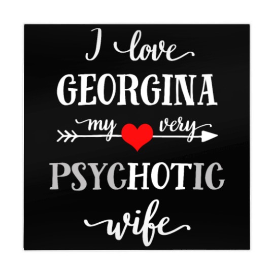 Funny Mahjong Mats for Husband, I Love My Psychotic Wif