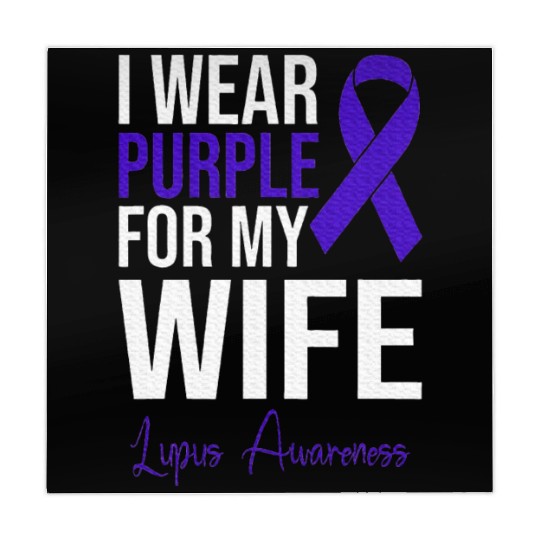 I Wear Purple For My Wife Lupus Warrior Lupus Mahjong Mats