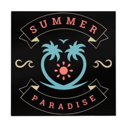 Summer Paradise Mahjong Mats Design