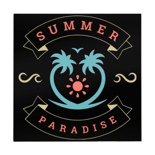 Summer Paradise Mahjong Mats Design