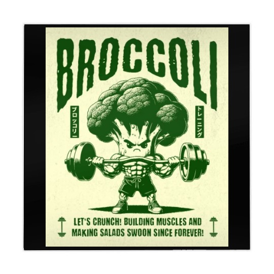 Broccoli fitness. Mahjong Mats
