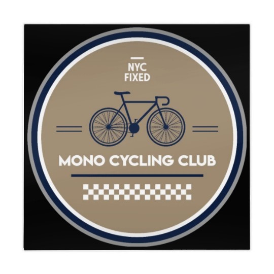 Bike Club NYC Fixed Circle Gold Mahjong Mats