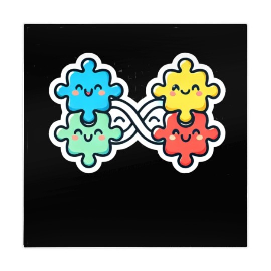 Neurodiversity is cute Mahjong Mats