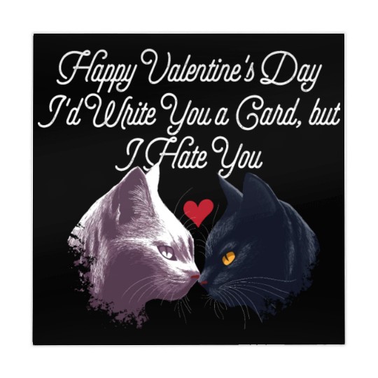 Id Write a Card but I Hate You Funny Valentines Da Mahjong Mats