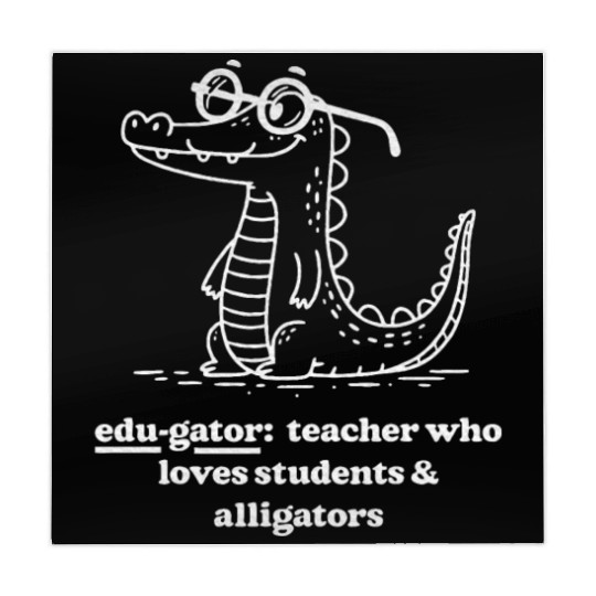 Elementary Teacher Edu gator Loves Mahjong Mats