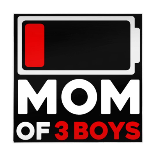 Tired Mom Of 3 Boys Low Battery Mahjong Mats