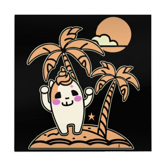 Happy on a Lonely Island Mahjong Mats