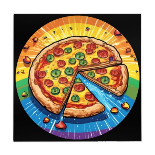 LGBTQ Pizza Mahjong Mats