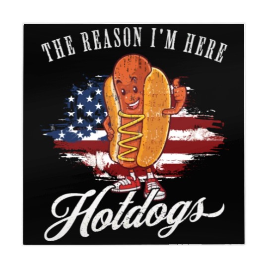 Funny BBQ Pun Retro Vintage Hot Dog Lover Mahjong Mats