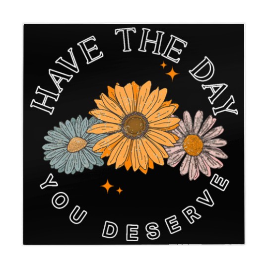 Have The Day You Deserve Flower Mahjong Mats Cute Floral