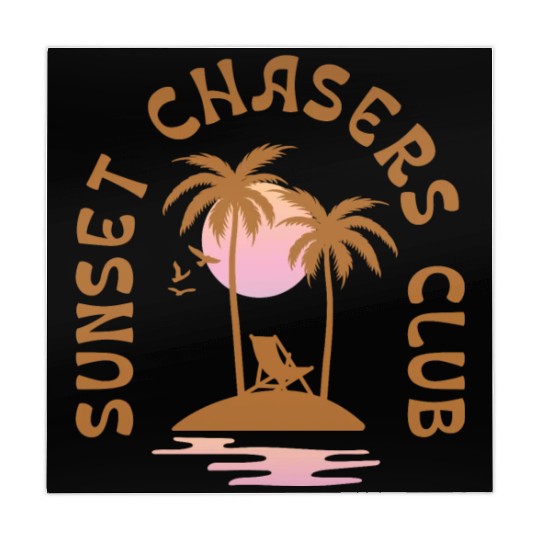Sunset Chasers Club Mahjong Mats