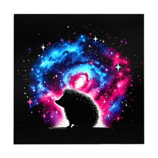 Cool Hedgehog Galaxy Space Art Mahjong Mats
