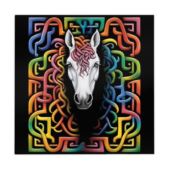 Mandala Animal Colorful Illustration Mahjong Mats