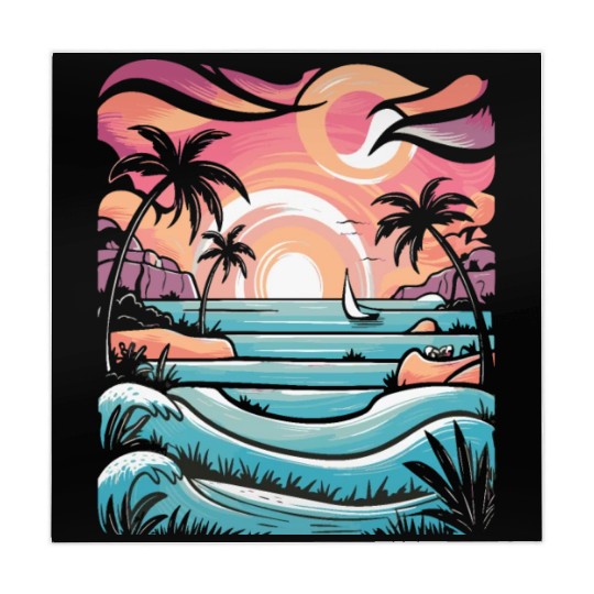 Azure Embrace Mediterranean Dreamscapes Mahjong Mats