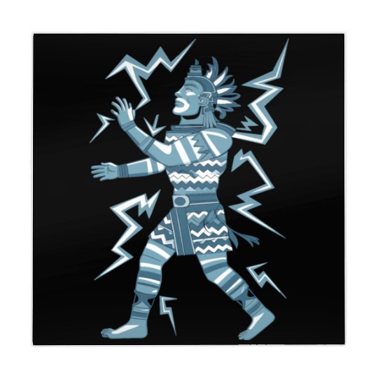 Maya God Mayan Mythology Kauil Lightning Warrior Mahjong Mats