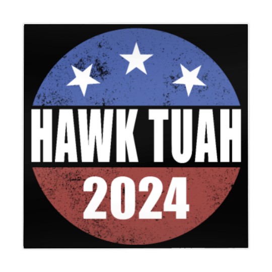 Hawk Tuah 2024 Election Button Hawk Tuahhawk tuah Mahjong Mats