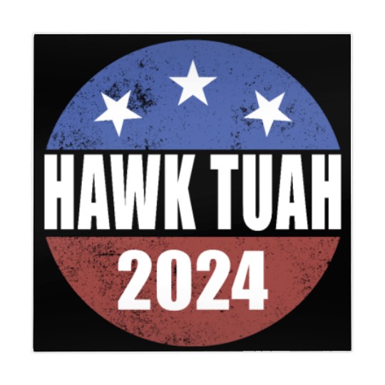 Hawk Tuah 2024 Election Button Hawk Tuahhawk tuah Mahjong Mats