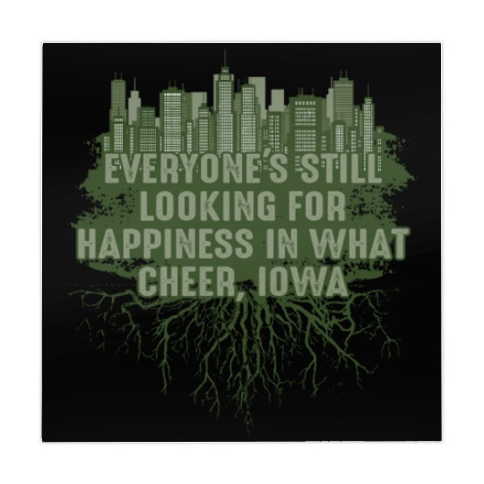 Look for Happiness in What Cheer Iowa Pun IA Joke Mahjong Mats