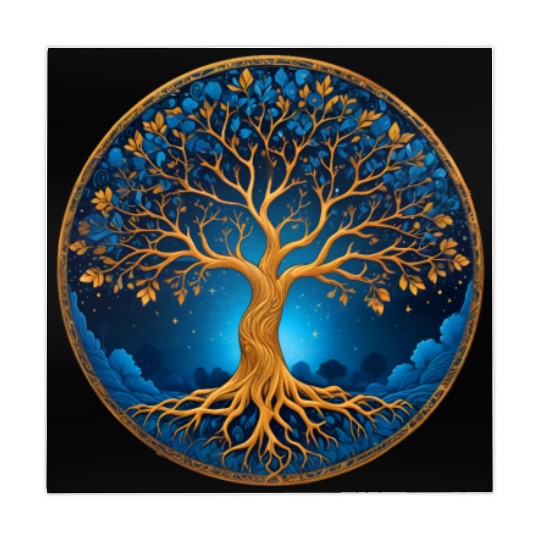 Irish Nordic Celtic Tree of Life Yggdrasil Mahjong Mats