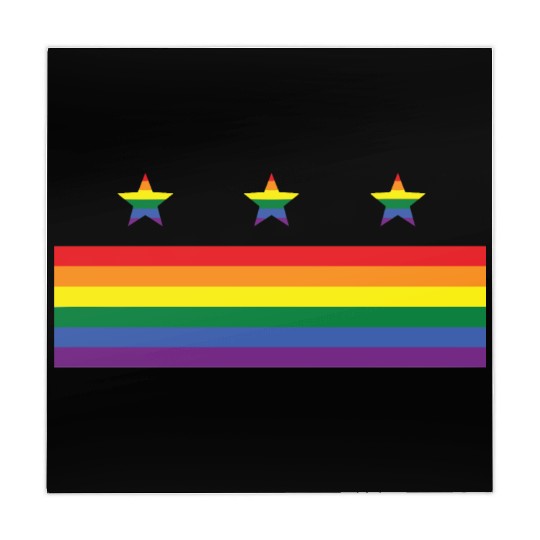 Washington DC Gay Pride Parade Rainbow Flag Mahjong Mats