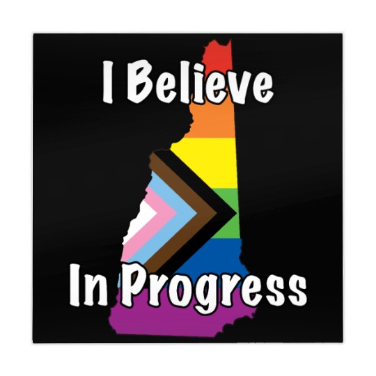 New Hampshire Pride Believe in Progress Flag Mahjong Mats