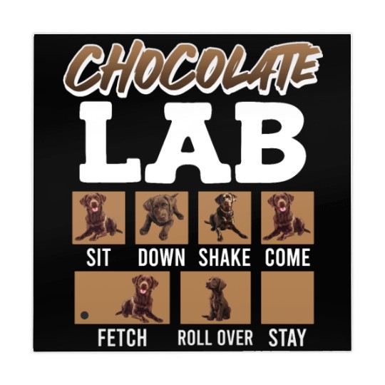 Labrador Retriever CHOCOLATE LAB Commandos Mahjong Mats