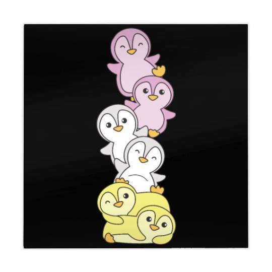 Twink Flag Pride Lgbtq Cute Penguin Mahjong Mats