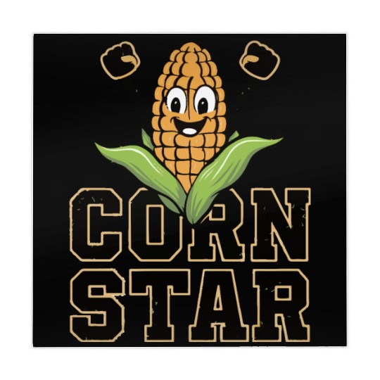 Funny Farm Food Mahjong Mats Corny Cob Farmer Corn Star