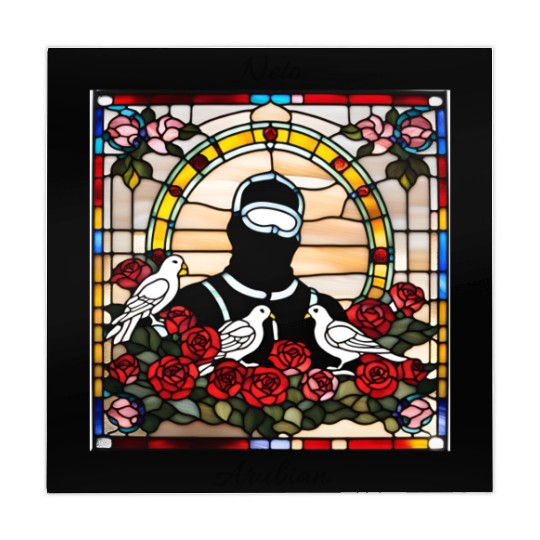 "Trooper" church window design Mahjong Mats