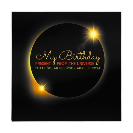 Solar Eclipse Birthday Present Universe Mahjong Mats