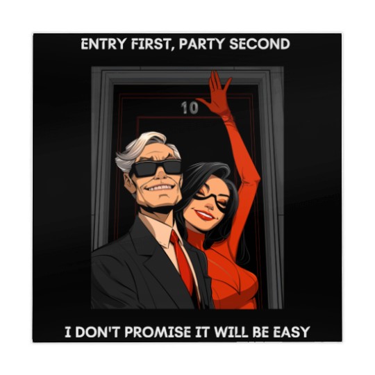 Black door number 10 Art Design Mahjong Mats