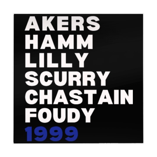 US Women's Soccer Team 1999 Women Team Mahjong Mats