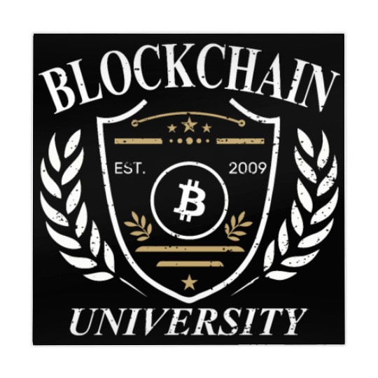 University of Blockchain Bitcoin retro vintage Mahjong Mats