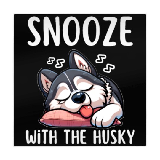 Snooze with the husky |Snooze Mode Husky Edition Mahjong Mats