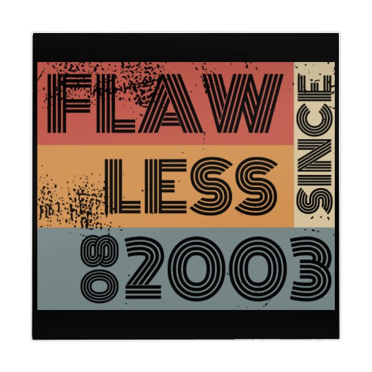 21st birthday Flawless since 08/2003 Mahjong Mats