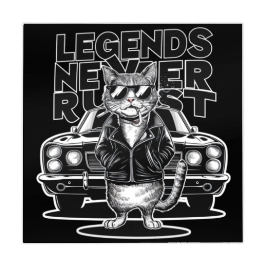 GANGSTA CAT oversized Mahjong Mats