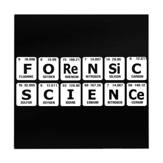 Forensic Scientist Periodic Table Forensic Science Mahjong Mats