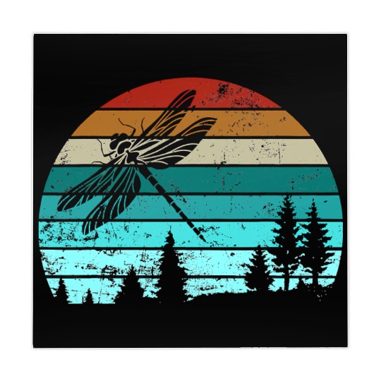 Dragonfly Vintage Retro Insect Nature Mahjong Mats