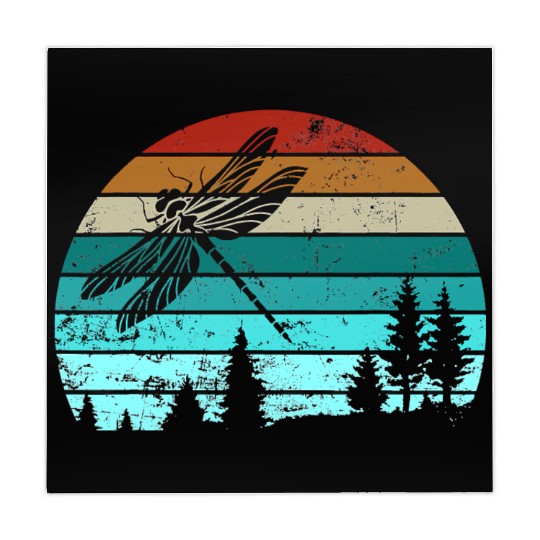 Dragonfly Vintage Retro Insect Nature Mahjong Mats