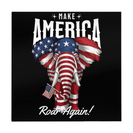 Republican Make America Roar Again Election 2024 Mahjong Mats