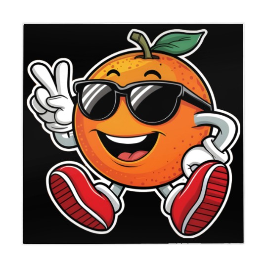 Funny Orange Fruit Relaxing Mahjong Mats