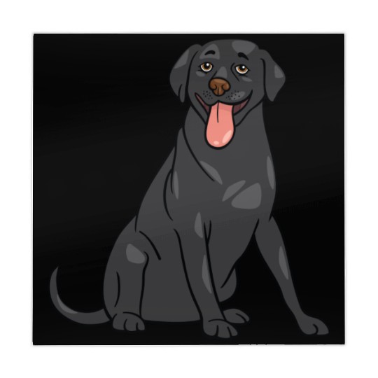 Dog - Black Lab Mahjong Mats