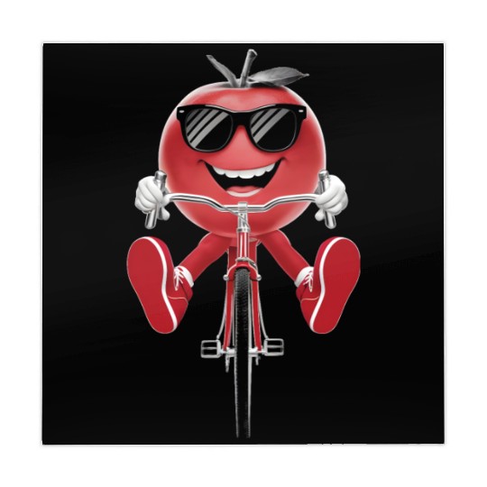 Persimmon Cycling On Bike Realistic Mahjong Mats