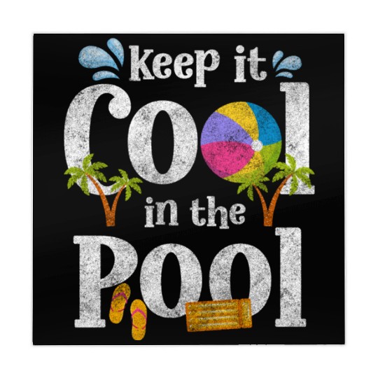 Pool Party Diving Vacation Swimming Trunks Mahjong Mats