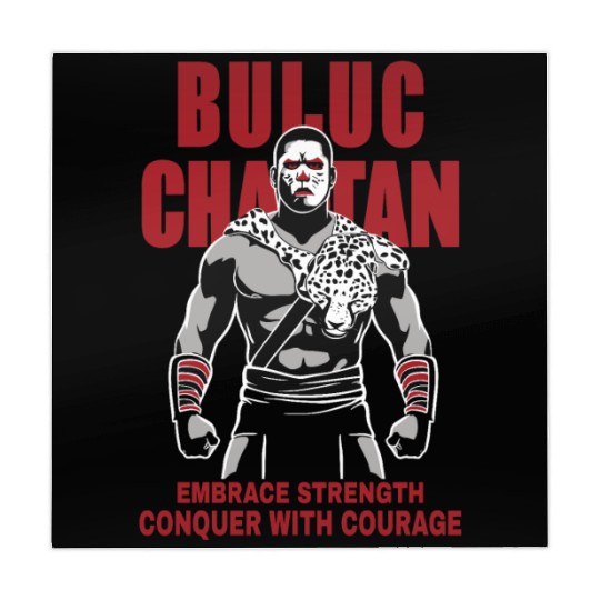 Maya God, Buluc Chabtan Embrace Strength Conquer Mahjong Mats