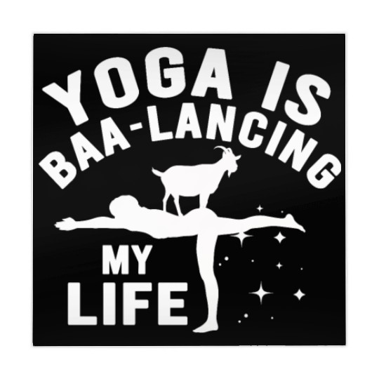 Goat Yoga Balancing My Life Mahjong Mats