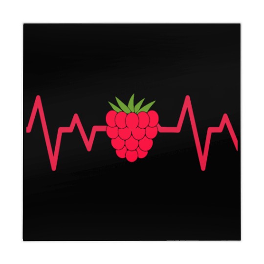 raspberry heart beat funny cute for fruit lover Mahjong Mats