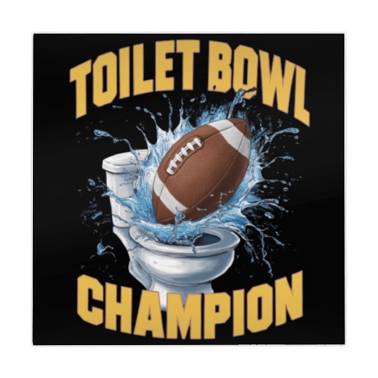 FUNNY TOILET BOWL CHAMPION 2024 FANTASY FOOTBALL Mahjong Mats