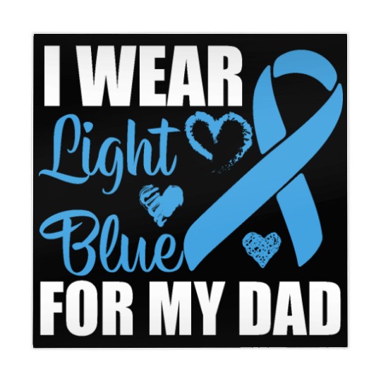 I wear Light Blue for my dad Prostate cancer Mahjong Mats